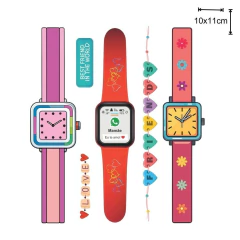 TATUFUN - RELÓGIOS EU TE AMO TATUAGEM TEMPORÁRIA INFANTIL - comprar online