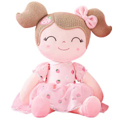GLOVELEYA - BONECA 40CM SPRING CLÁSSICA - MORANGO na internet