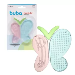 BUBA - MORDEDOR E MASSAGEADOR DE GENGIVAS COM ÁGUA BORBOLETA
