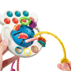 BRINQUEDO SENSORIAL MONTESSORI MULTIFUNÇÃO 4 EM 1 - Mamu Kids Store