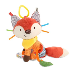MORDEDOR TEXTURAS EM PELÚCIA MONTESSORI - RAPOSA - 22CM