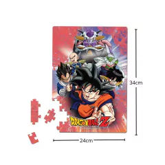 ELKA - QUEBRA CABEÇAS COM LENTE MÁGICA DRAGON BALL Z 100 PEÇAS - comprar online