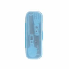 KIT 2 TALHERES TRATOR AZUL 2 UNIDADES COM ESTOJO - comprar online