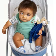 Imagem do CLINGO - NANINHA CONFORTO 30CM AZUL - URSO