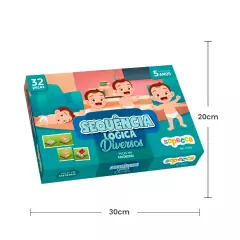 SOPECCA - BRINQUEDO DIDÁTICO SEQUÊNCIA LÓGICA DIVERSOS - comprar online