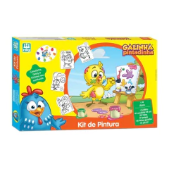 NIG - KIT PINTURA BRINQUEDO DE MADEIRA GALINHA PINTADINHA OFICIAL - loja online