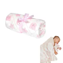 BUBA - MANTINHA PARA BEBÊ SONINHO 100X70CM 0M+ - ROSA