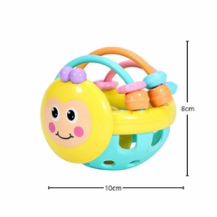 MORDEDOR COM CHOCALHO HAPPY BALL - AMARELO - comprar online