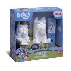 ELKA - BONECO PARA PINTAR ARTS BLUEY E BINGO KIT PINTURA - Mamu Kids Store