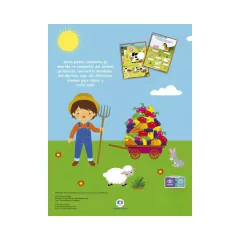 CIRANDA CULTURAL - ANIMAIS DA FAZENDA PASSATEMPOS DIVERTIDOS LIVRO COM ADESIVO - Mamu Kids Store