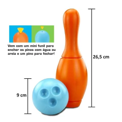 ROMA - JOGO DE BOLICHE COM 6 PINOS E 2 BOLAS - comprar online