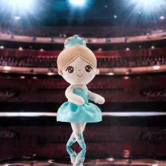 GLOVELEYA - BONECA 35CM BAILARINA AZUL COQUE - LOIRA