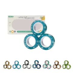 BRINQUEDO FIDGET RINGTOYS ANÉIS MAGNÉTICOS - Mamu Kids Store
