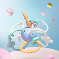 Imagem do MORDEDOR SENSORIAL E CHOCALHO CUTE COLORS