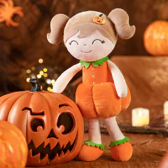 GLOVELEYA - BONECA 40CM SPRING HALLOWEEN - ABÓBORA - Mamu Kids Store