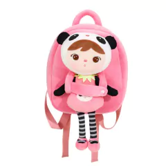 Imagem do METOO DOLL - MOCHILA COM BONECA 30CM ANIMAIS DA FLORESTA