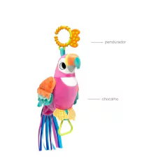 BUBA - CHOCALHO DE ATIVIDADES PELÚCIA PAPAGAIA LAILA - loja online