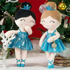 GLOVELEYA - BONECA 35CM BALLET LOIRA - AZUL - Mamu Kids Store