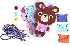 BABEBI - ALINHAVOS DOS BICHINHOS BRINQUEDO EDUCATIVO - Mamu Kids Store