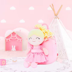 GLOVELEYA - MOCHILA COM BONECA PRINCESA ENCANTADA