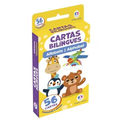 LIVRO FLASH CARDS CARTAS BILÍNGUES ALFABETO | ALPHABET - CIRANDA CULTURAL