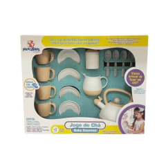 MERCOTOYS - JOGO DE CHÁ BABY GOURMET PLAYSET DE COZINHA - Mamu Kids Store