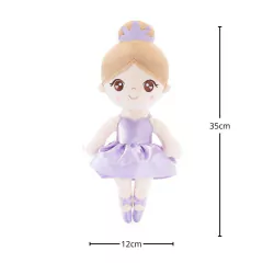 GLOVELEYA - BONECA 35CM BAILARINA LILÁS COQUE - LOIRA - comprar online