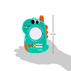 BUBA - CHOCALHO COM ESPELHINHO GIRATÓRIO DINO VERDE - comprar online