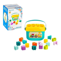 MULTIKIDS - MALETA MEUS PRIMEIROS BLOCOS 16 PEÇAS