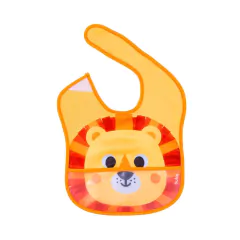 BUBA - BABADOR IMPERMEÁVEL COM BOLSO BUBAZOO LEÃO - Mamu Kids Store