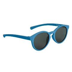 BUBA - ÓCULOS DE SOL INFANTIL RETRÔ FLEXÍVEL AZUL - Mamu Kids Store