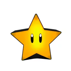 Imagem do LUMINÁRIA COM SOM DO SUPER MARIO BROSS - ESTRELA