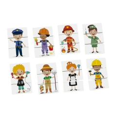 JUNGES - DESCOBRINDO PROFISSÕES QUEBRA CABEÇA DIDÁTICO - loja online