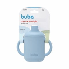 BUBA - COPO DE TRANSIÇÃO EM SILICONE 120 ML - AZUL