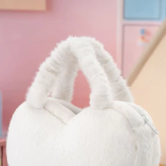GLOVELEYA - BOLSA DE MÃO CORAÇÃO - BRANCO na internet