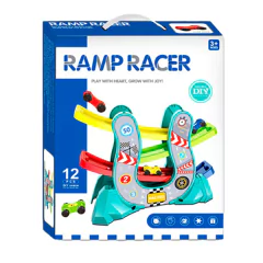 BRINQUEDO PISTA DE CARRINHOS RAMP RACER COM 4 CARRINHOS - Mamu Kids Store
