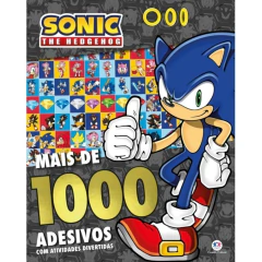 LIVRO ATIVIDADE SONIC MAIS DE 1000 ADESIVOS - CIRANDA CULTURAL