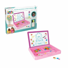 MULTIKIDS - MALETA EDUCATIVA COM LETRAS E NÚMEROS PLAY AND LEARN