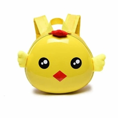 MOCHILA INFANTIL ESCOLAR COM GUIA PINTINHO AMARELO 30CM na internet