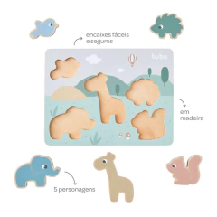 BUBA - TABULEIRO DE ENCAIXE CLOUDY EM MADEIRA +12 MESES - comprar online