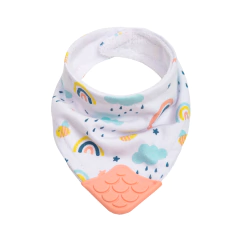 Imagem do BUBA - BANDANA COM MORDEDOR ARCO-ÍRIS E ABELHA