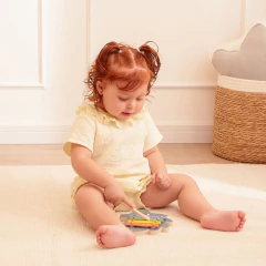 BUBA - XILOFONE DE MADEIRA CLOUDY PORCO ESPINHO AZUL - Mamu Kids Store