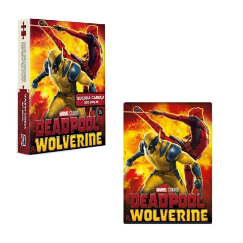TOYSTER - QUEBRA CABEÇA - DEADPOOL WOLVERINE - 500 PC