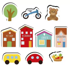 NIG - PLAYSET EM MADEIRA CONTE HISTÓRIAS ESTIMULA IMAGINAÇÃO na internet