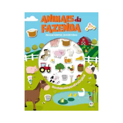 CIRANDA CULTURAL - ANIMAIS DA FAZENDA PASSATEMPOS DIVERTIDOS LIVRO COM ADESIVO