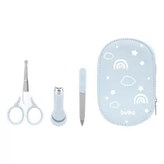 BUBA - KIT MANICURE COM ESTOJO 4 ITENS - AZUL na internet