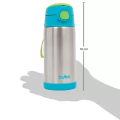 BUBA - GARRAFA TÉRMICA INOX PAREDE DUPLA 400 ML AZUL - loja online