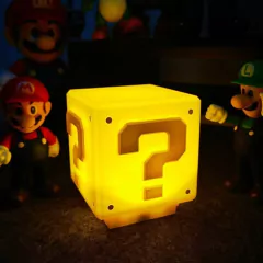 LUMINÁRIA COM SOM DO SUPER MARIO BROSS - INTERROGAÇÃO - comprar online