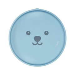 BUBA - PRATINHO EM SILICONE COM VENTOSA GUMY - AZUL - loja online