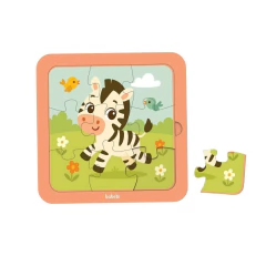 BABEBI - QUEBRA-CABECAS 09 PECAS ANIMAIS - ZEBRA na internet